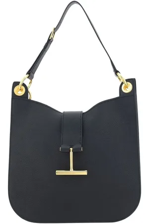 Tom Ford Taske, Dame, Sort, ONE SIZE, Uld, Kornet Læder Skuldertaske