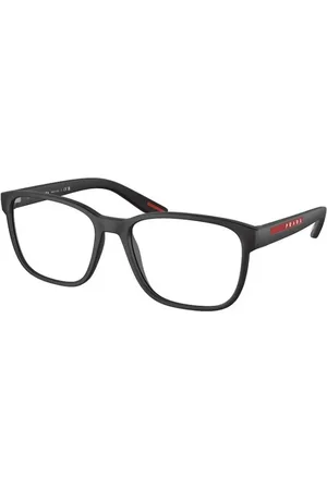 Prada Tilbehør, unisex, Sort, 57 MM, Uld, Stilfulde Sorte Solbriller PS 06Pv