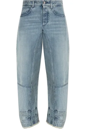 Jil Sander Jeans, Dame, Blå, S, Denim, Jeans med logo