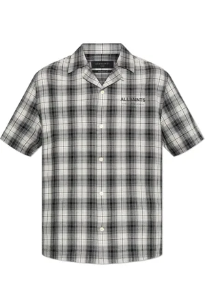 AllSaints Skjorte, Herre, Grå, XL, Bomuld, Skjorte Undermono