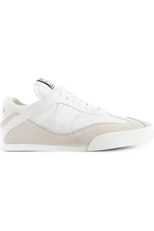 Chloé Sko, Dame, Hvid, 38 1/2 EU, Præget Logo Mesh Sneakers