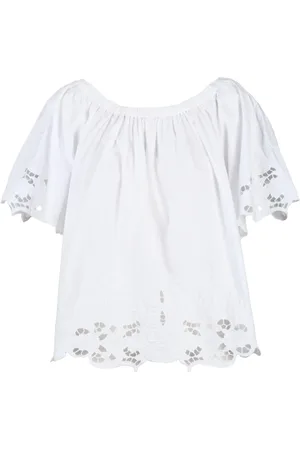 Ralph Lauren Bluser & Skjorter, Dame, Hvid, XL, Bomuld, Bluse