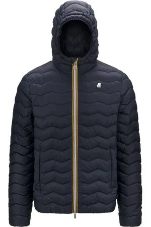 K-Way Jakke, Herre, Blå, 2XL, Nylon, Foret Varm Jakke