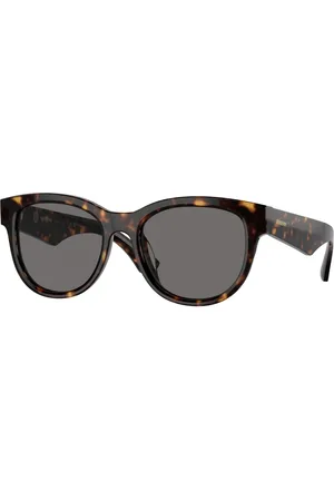 Burberry Tilbehør, Dame, Brun, 54 MM, Uld, Stilfulde solbriller i sort