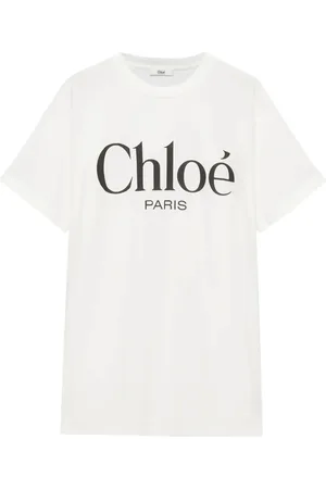 Chloé Top, Dame, Hvid, M, Bomuld, Hvid T-shirt til kvinder