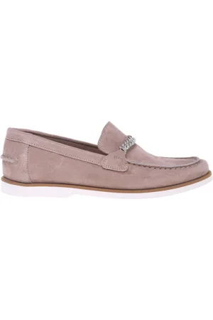 BALDININI Sko, Dame, , 41 EU, Suede, Nude suede loafer