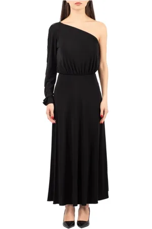 Elisabetta Franchi Kjole, Dame, Sort, L, Elegant Kjole af