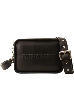 Patrizia Pepe Taske, Dame, Sort, ONE SIZE, Uld, Stilfuld Crossbody Taske Kings Handtas