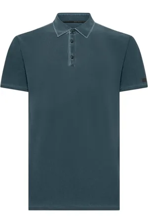 RRD Top, Herre, Blå, 2XL, Blå Polo Techno Wash Piquè T-shirt