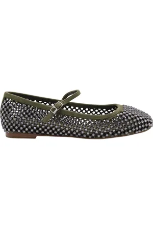 Lola Cruz Sko, Dame, Grøn, 38 EU, Pink Ballet Flats til Kvinder