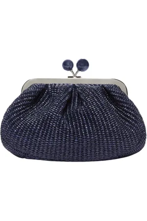 Max Mara Taske, Dame, Blå, ONE SIZE, Bomuld, Blå Pasticcino taske lille clutch
