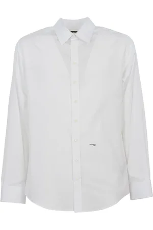 Dsquared2 Skjorte, Herre, Hvid, XS, Afslappet Herre Skjorter Kollektion