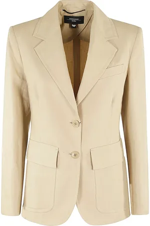 Max Mara Jakke, Dame, , M, Uld, Stilfuld jakke til kvinder