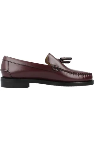 SEBAGO Sko, Herre, Rød, 44 EU, Klassiske Tassel Loafers