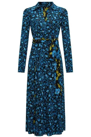 Diane von Furstenberg Kjole, Dame, Flerfarvet, S, Nylon, Multifarvet Elegant Kjole