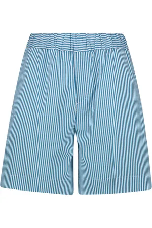 RE-HASH Shorts, Dame, Blå, W27, Uld, Chino Bermuda Shorts til kvinder