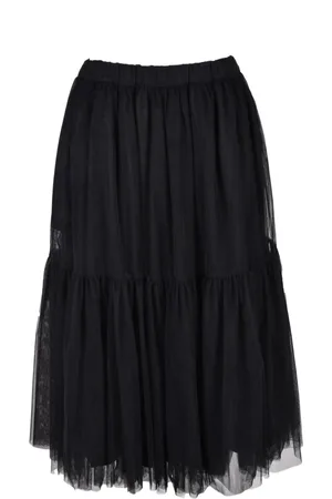 Comme des Garçons Nederdel, Dame, Sort, M, Nylon, Nederdel