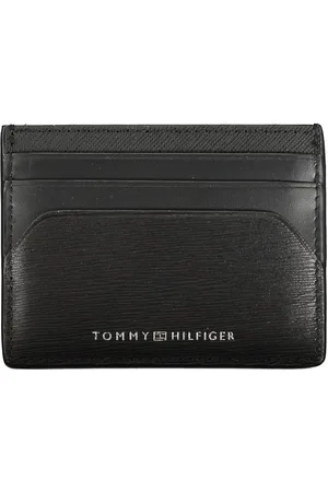Tommy Hilfiger Tilbehør, Herre, Sort, ONE SIZE, Læder, Sort læderpung