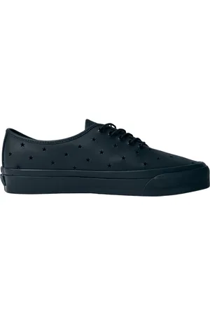 Vans Sko, Herre, Sort, 39 EU, Læder, Stjernefinish Lædersneakers