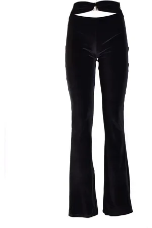 Philipp Plein Bukser, Dame, Sort, M, Polyester, Wide Bukser