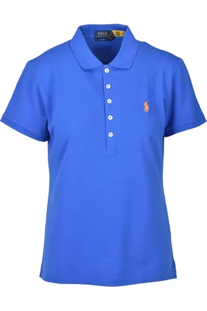 Ralph Lauren Top, Dame, Blå, L, Bomuld, Polo