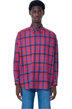 The Row Skjorte, Herre, Flerfarvet, L, Bomuld, Bomuld Voile Button-Up Skjorte