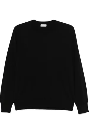 DRIES VAN NOTEN Strik, Herre, Sort, M, Tyl, Sweater Pullover M.k. Style 900