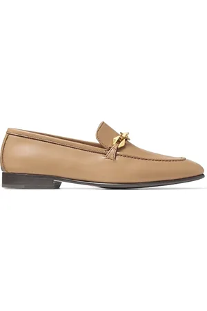 Jimmy Choo Sko, Dame, Brun, 36 EU, Læder, Klassiske Mokkasiner til Kvinder