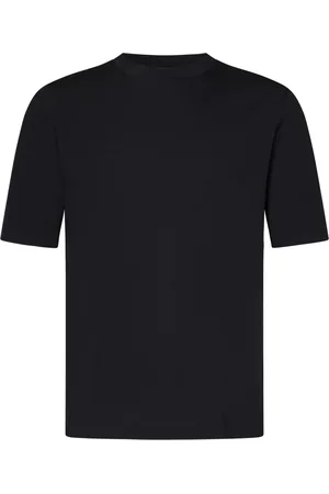 Malo Top, Herre, Sort, S, Uld, Stilfulde Sorte T-shirts & Polos