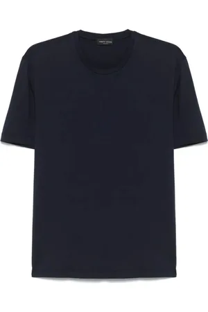 Roberto Collina Top, Herre, Blå, M, Herre Crewneck Sweater