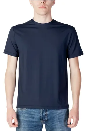sunseeker Top, Herre, Blå, XL, Polyester, Blå Polyester T-shirt Forår/Sommer Kollektion