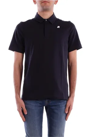 K-Way Top, Herre, Blå, M, Uld, Stilfuldt Logo Polo Shirt