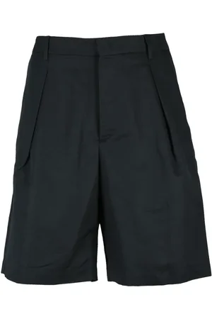 LOW BRAND Shorts, Herre, Sort, W36, Bomuld, Linned Bomuld Bermuda Shorts
