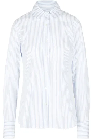 Mauro Grifoni Bluser & Skjorter, Dame, Hvid, S, Bomuld, Poplin Skjorte