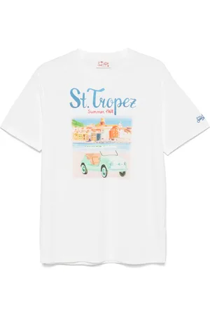 MC2 SAINT BARTH Top, Herre, Hvid, M, Hvide T-shirts og Polos