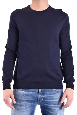 Peuterey Strik, Herre, Blå, XL, Uld, Stilfulde Sweaters til enhver lejlighed