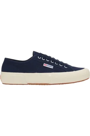 Superga Sko, Herre, Sort, 42 EU, Bomuld, Canvas Sneakers med Metal Eyelets