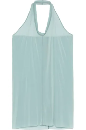 Rick Owens Top, Dame, Blå, M, Halter mundskyl til topresultater