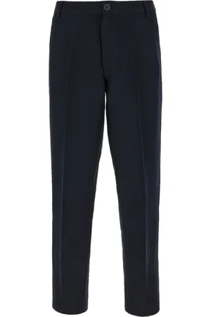 Armani Exchange Bukser, Herre, Sort, W30, Uld, Stilfulde Bukser til Mænd og Kvinder
