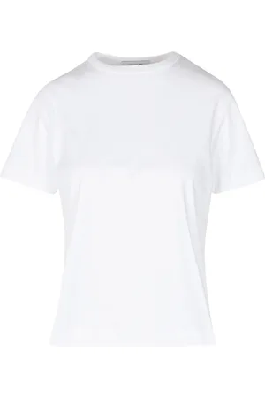 Daniele Fiesoli Top, Dame, Hvid, M, Bomuld, Bomuld T-shirt med Broderet Logo