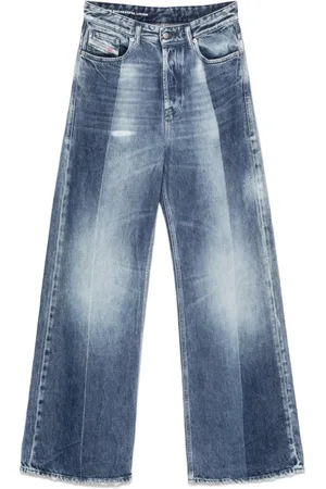 Diesel Jeans, Dame, Blå, W31 L32, Denim, Vintage Denim Bukser