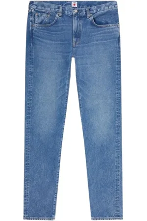 Edwin Jeans, Herre, Blå, W36, Bomuld, Slim Tapered Japan Bomuld Jeans