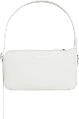 Courrèges Taske, Dame, Hvid, ONE SIZE, Uld, Hvid Skuldertaske Elegant Design