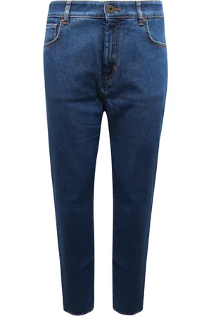 Max Mara Jeans, Dame, Blå, M, Radica Cropped Cigarette Bukser