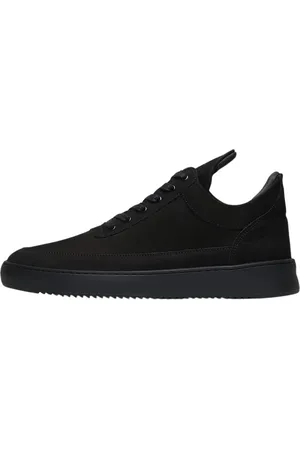 Filling pieces Sko, Herre, Sort, 43 EU, Lav Top Nubuck