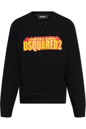 Dsquared2 Sweathshirts & Hoodies, Herre, Sort, 3XL, Bomuld, Sweatshirts & Hoodies