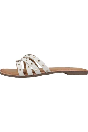 Gioseppo Sko, Dame, Hvid, 37 EU, Uld, Hopedale Sandal Sliders