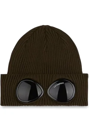 C.P. Company Tilbehør, Herre, Grøn, ONE SIZE, Bomuld, Grøn Beanie Hat & Kasketter