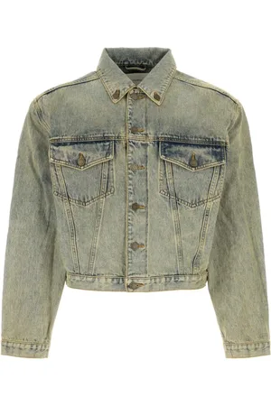 Entire Studios Jakke, Dame, Blå, S, Uld, Denimjakke til stilfulde outfits
