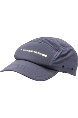 Stone Island Tilbehør, Herre, Blå, ONE SIZE, Uld, Justerbar cappello hat lavet i Italien